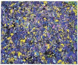Walasse Ting - Violet Love Yellow