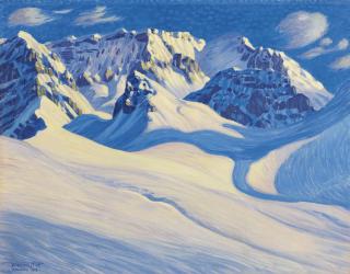 Waldemar Fink - Winter Bei Adelboden, 1918 Winter Near Adelboden, 1918