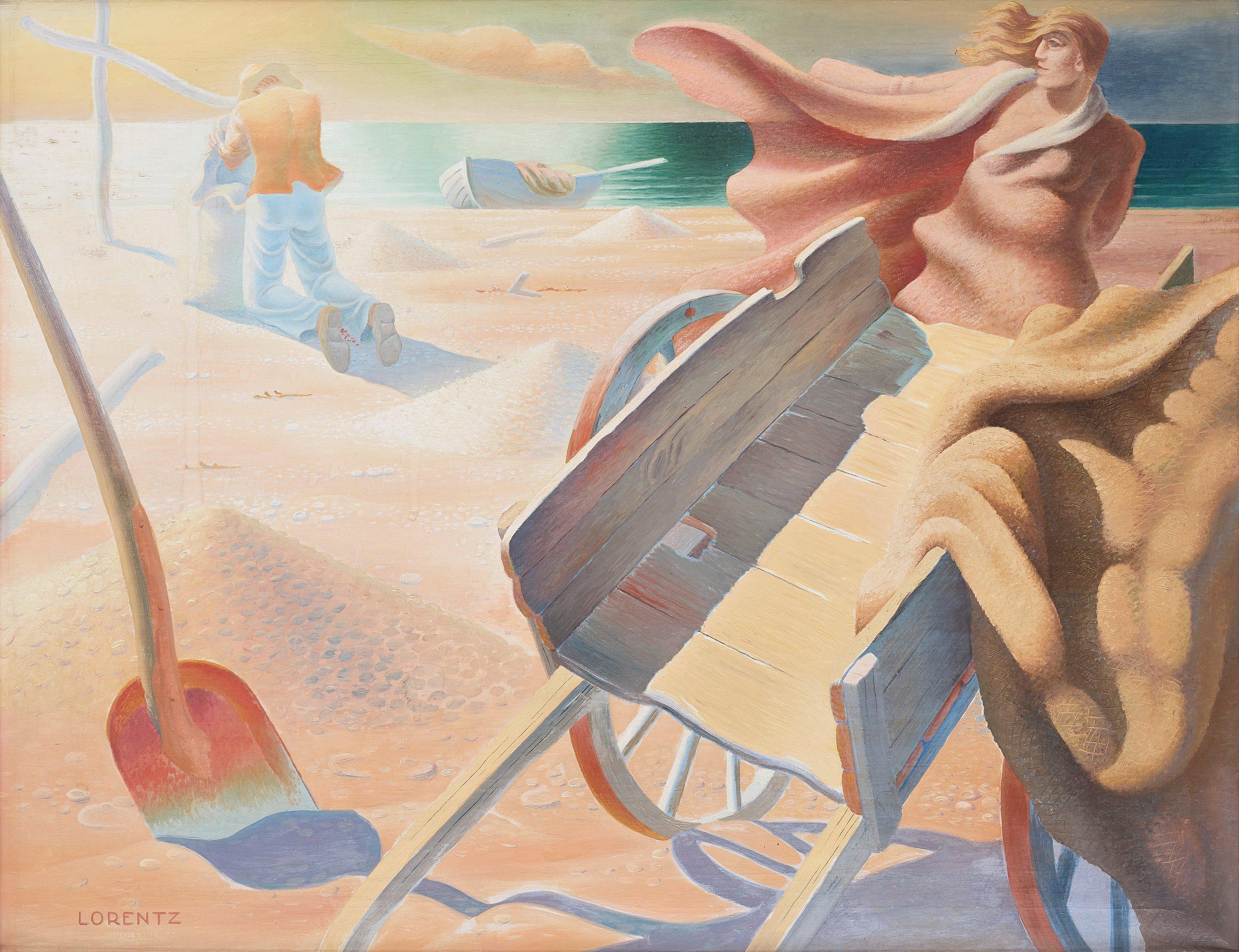 Waldemar Lorentzon - On the beach.