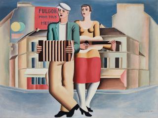 Waldemar Lorentzon - Street musicians.