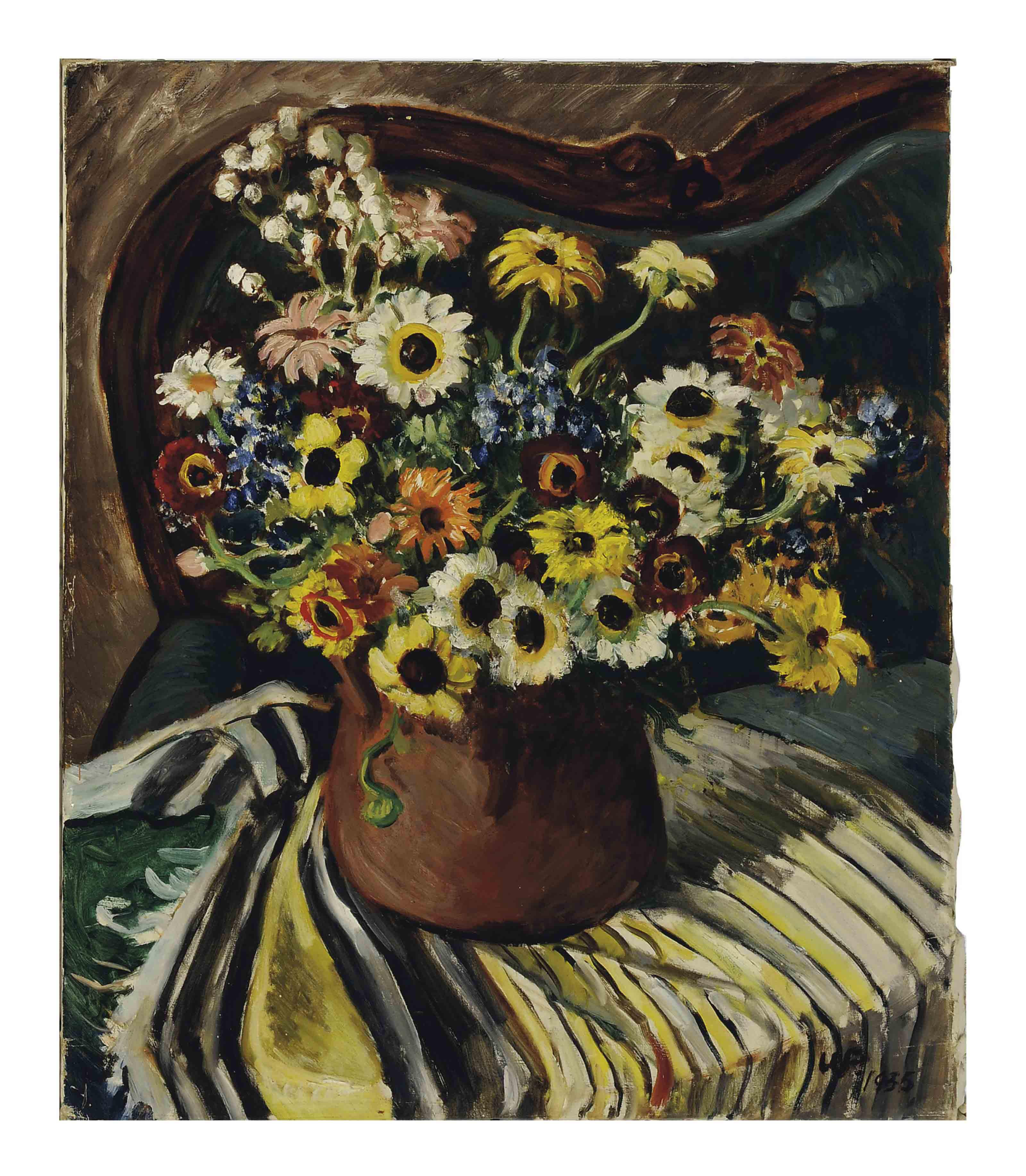 Waldo Peirce - Still Life With Wildflowers