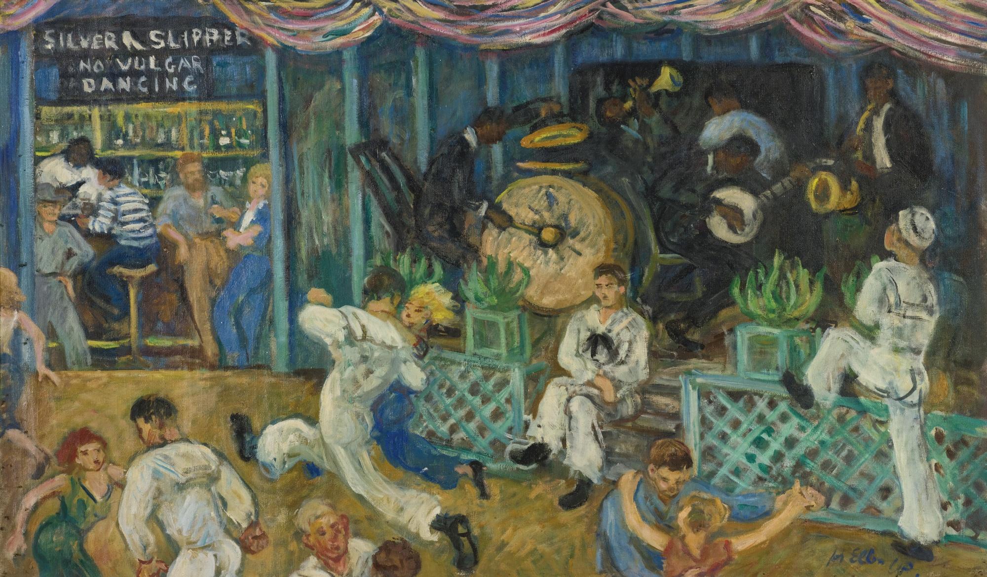 Waldo Peirce - The Silver Slipper, Key West