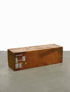 Walead Beshty - Copper (Fedex® Golf-Bag Box _2010 Fedex 163166 Rev 10/10) Standard Overnight, Los Angeles-Miami, Trk#800983718037, February 14-15, 2013, Standard Overnight, Miami-New York, Trk#798299217401, March 24-25, 2014