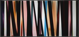 Walead Beshty - Ra4 Contact Print [Black Curl (Ymc/Six Magnet: Los Angeles, California, August 14Th 2013, Fuji Color Crystal Archive Super Type C, Em. No. 199 -023, 20813)