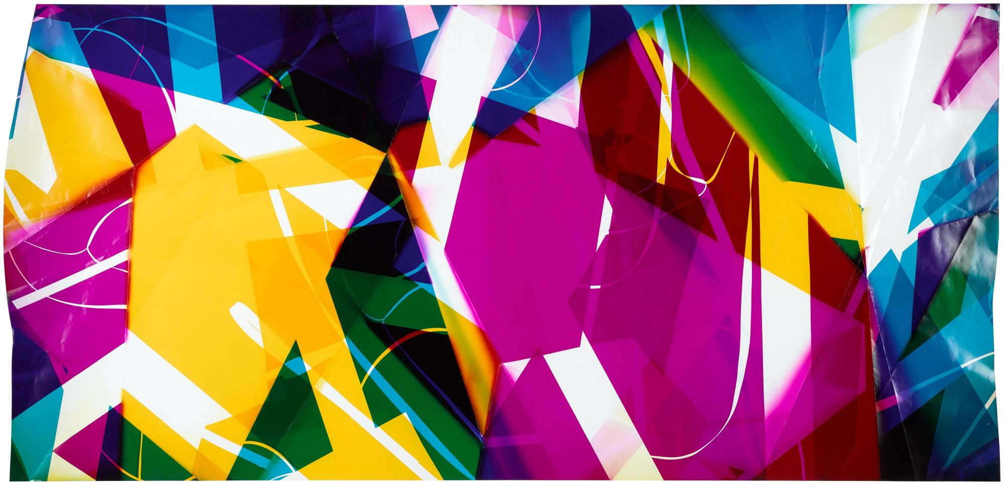 Walead Beshty - Six-Sided Picture C (CMMYYC: Irvine California, July 16th 2008 Fuji Crystal Archive Type C)