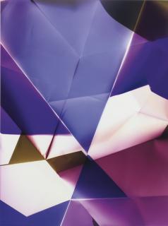 Walead Beshty - Three-Sided Picture (Magenta/Yellow/Blue: November 2007, Westwood, Ca, Kodak Supra)