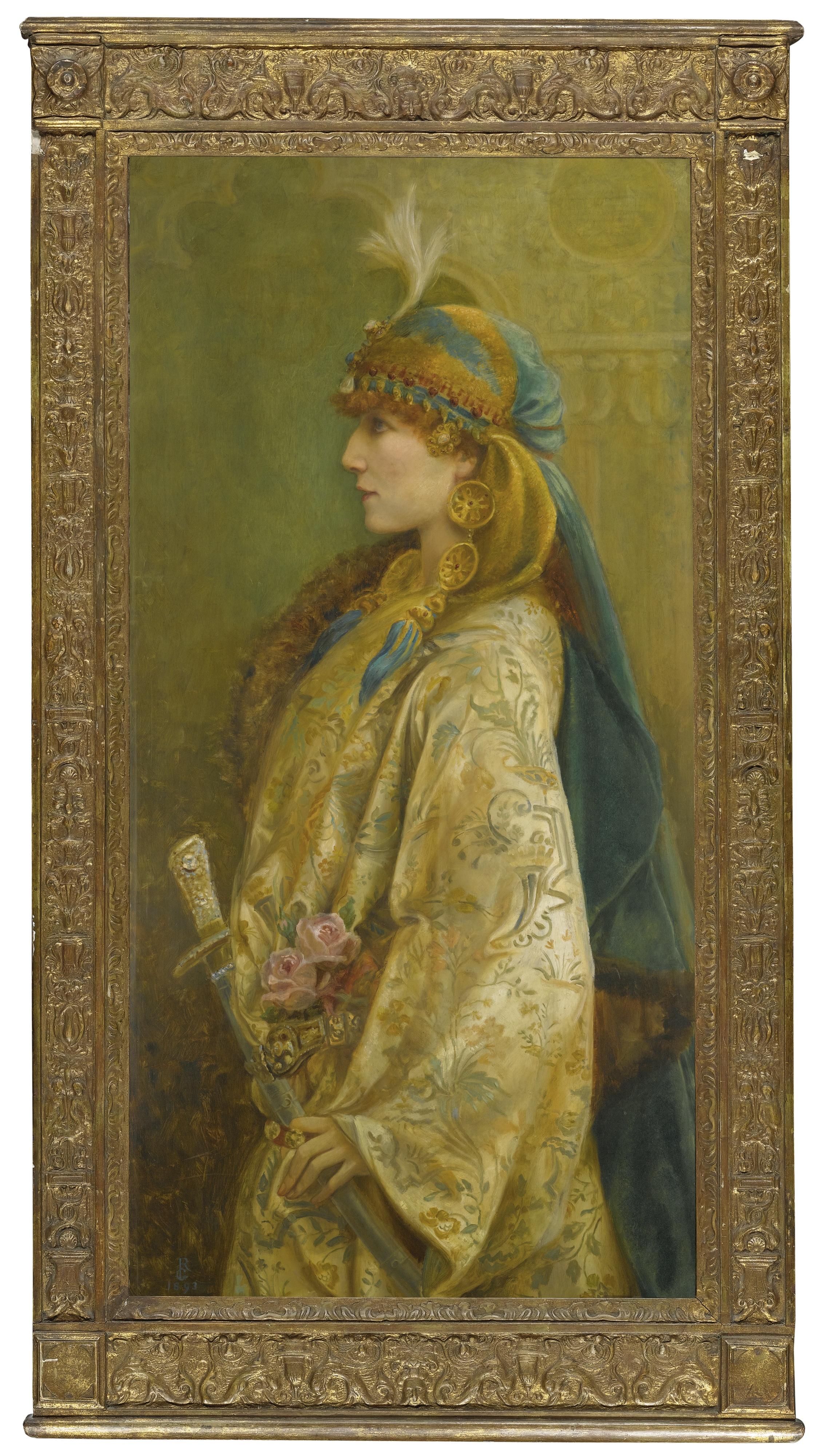 Walford Graham Robertson - Britishportrait Of Sarah Bernhardt As Roxanna In \
