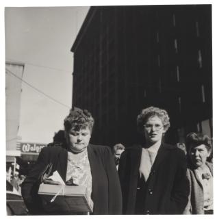 Walker Evans - Corner of State and Randolph Streets, Chicago, Illinois, 1946