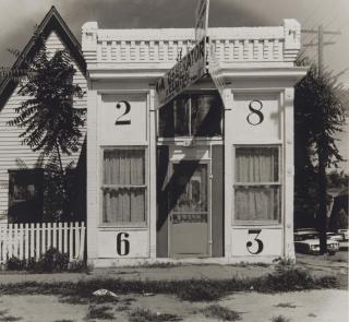 Walker Evans - Facade Of House With Large Numbers, Denver, Colorado, August, 1967