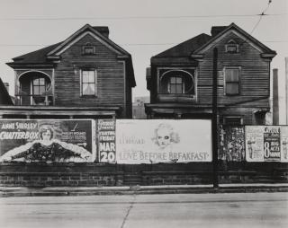 Walker Evans - Houses and Billboards in Atlanta