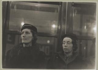 Walker Evans - Subway Portrait, New York, c. 1938-1941