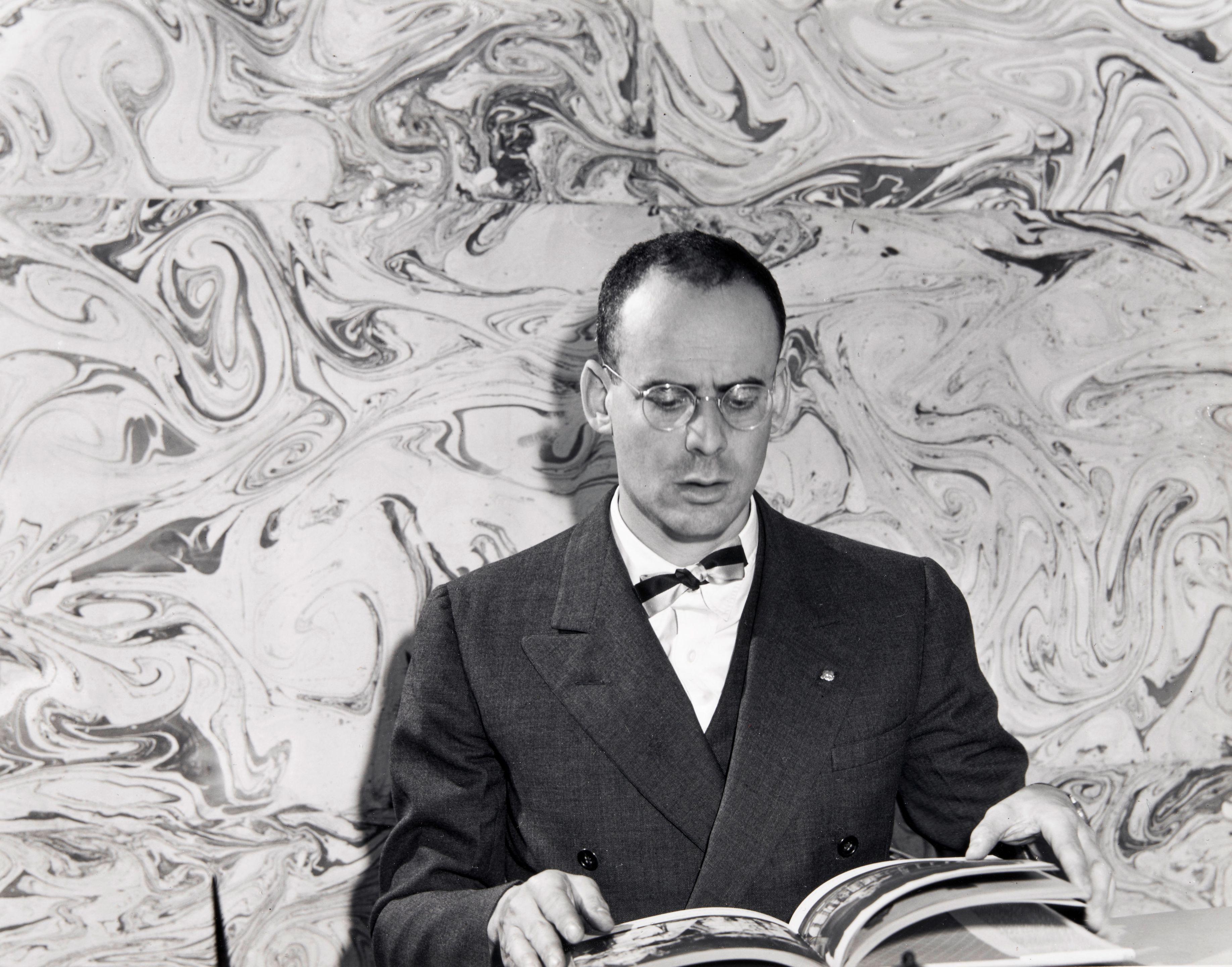 Walker Evans - Three Photographs including: Lincoln Kirstein Seated Behind Desk, for Fortune Article \'The Boom in Ballet\' 3