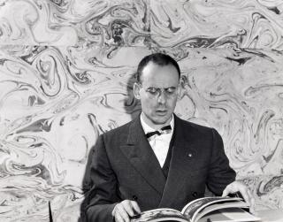 Walker Evans - Three Photographs including: Lincoln Kirstein Seated Behind Desk, for Fortune Article \'The Boom in Ballet\' 3