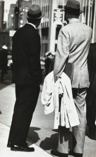 Walker Evans - Two Men In Brown Felt Hats Talking