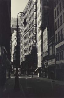 Walker Evans - William Street, New York City, 1956