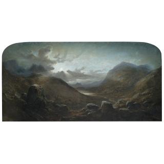 Waller Hugh Paton R.S.A., R.S.W. - Deer In The Gloaming