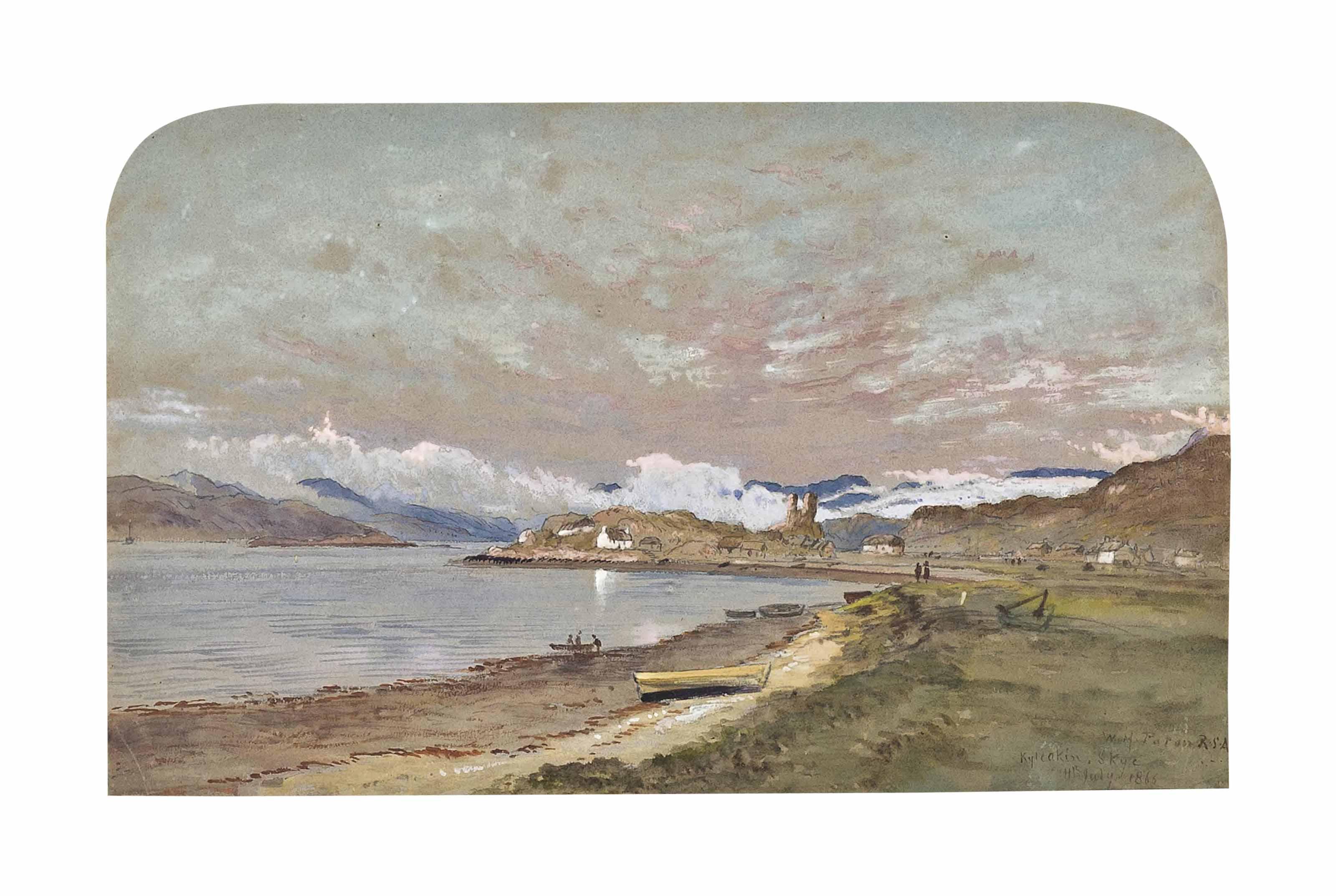 Waller Hugh Paton, R.S.A., R.S.W. - Kyleakin, Skye, Scotland