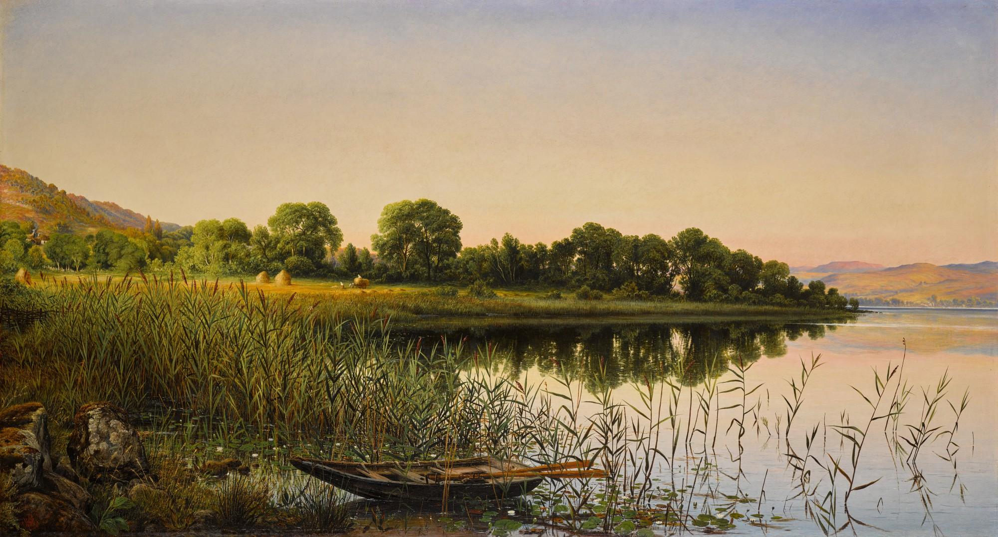 Waller Hugh Paton, R.S.A., R.S.W. - Loch Achray, The Pleased Lake