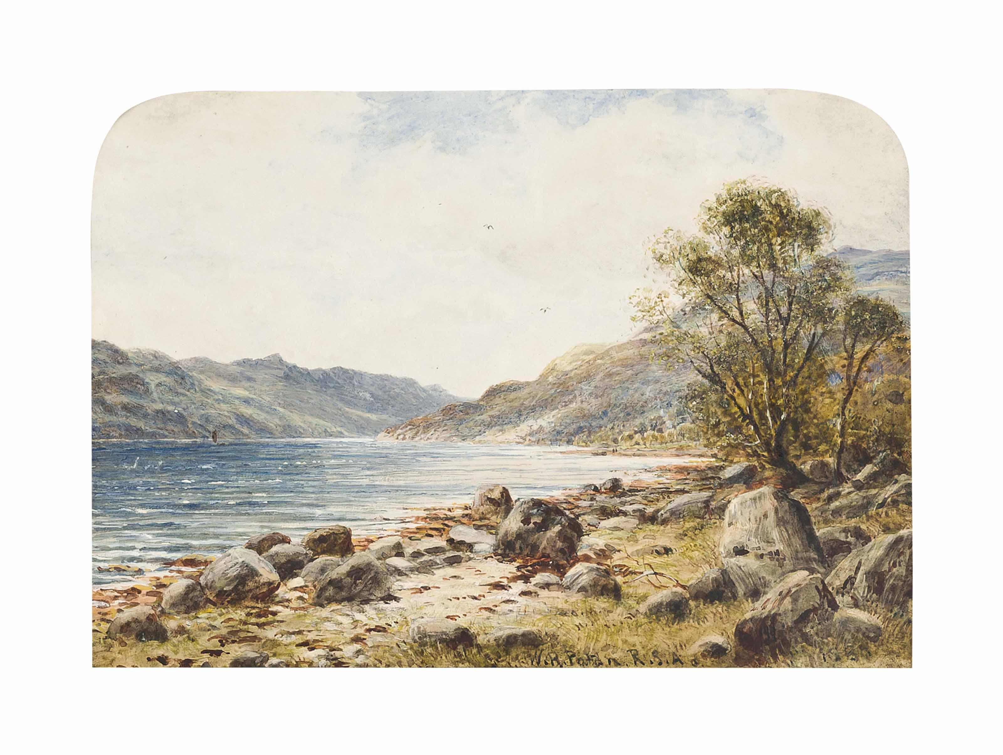 Waller Hugh Paton, R.S.A., R.S.W. - Loch Striven, Clyde, Scotland