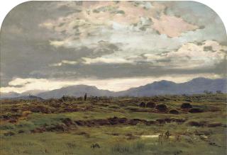 Waller Hugh Paton, R.S.A., R.S.W. - North Connel at dusk