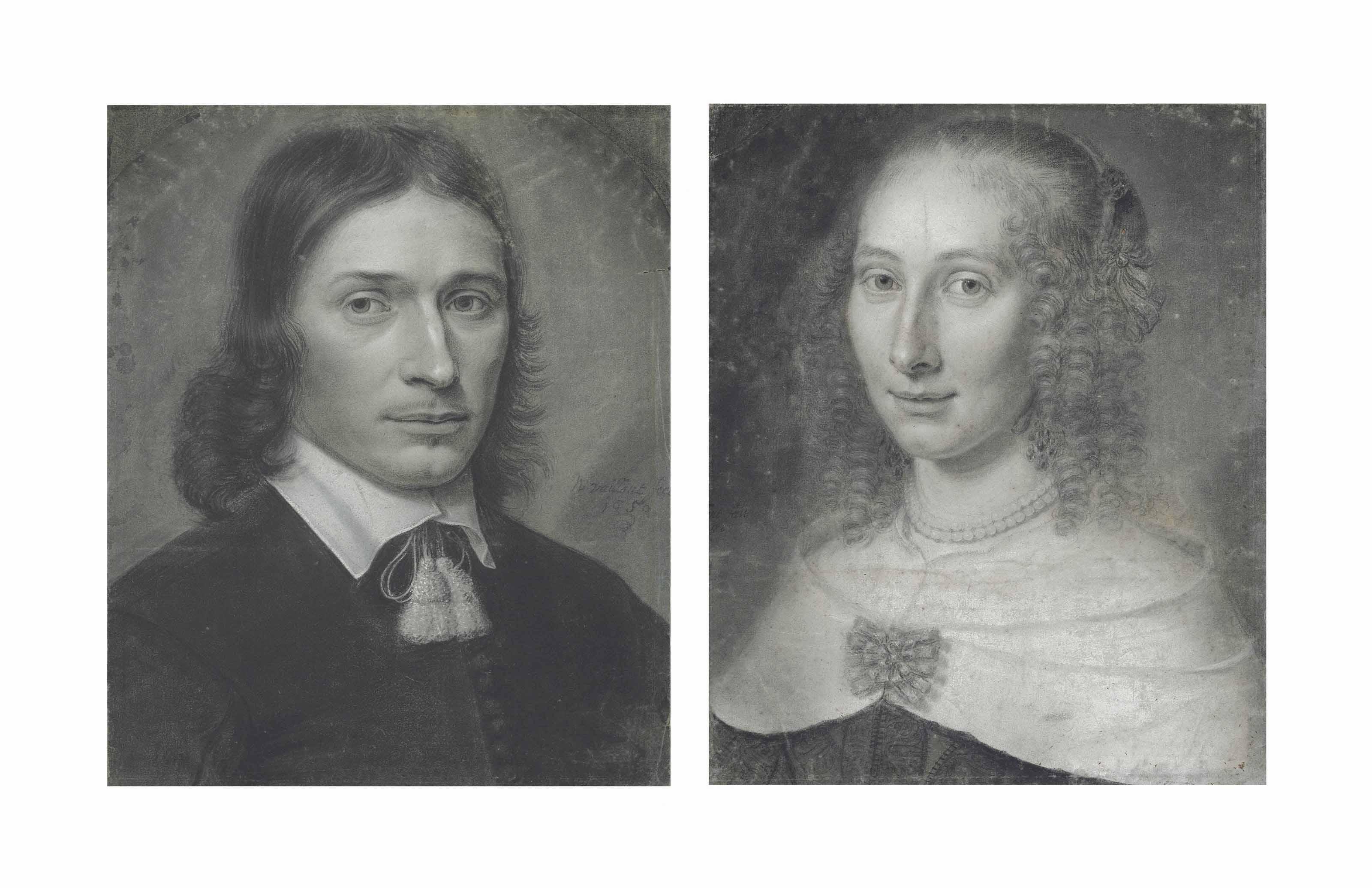 Wallerant Vaillant - Portrait of a gentleman and a lady