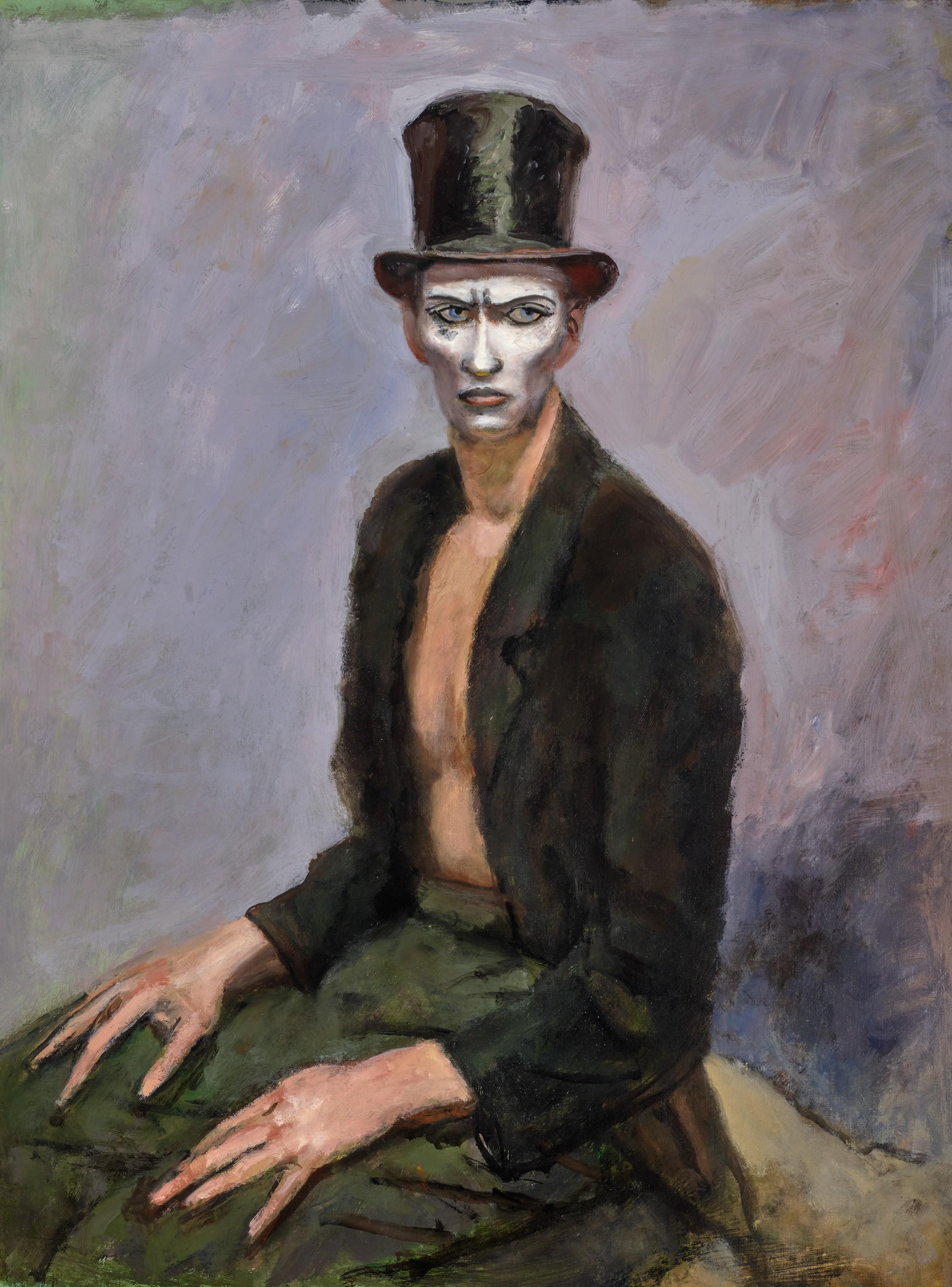 Walt Kuhn - Chico in a Silk Hat