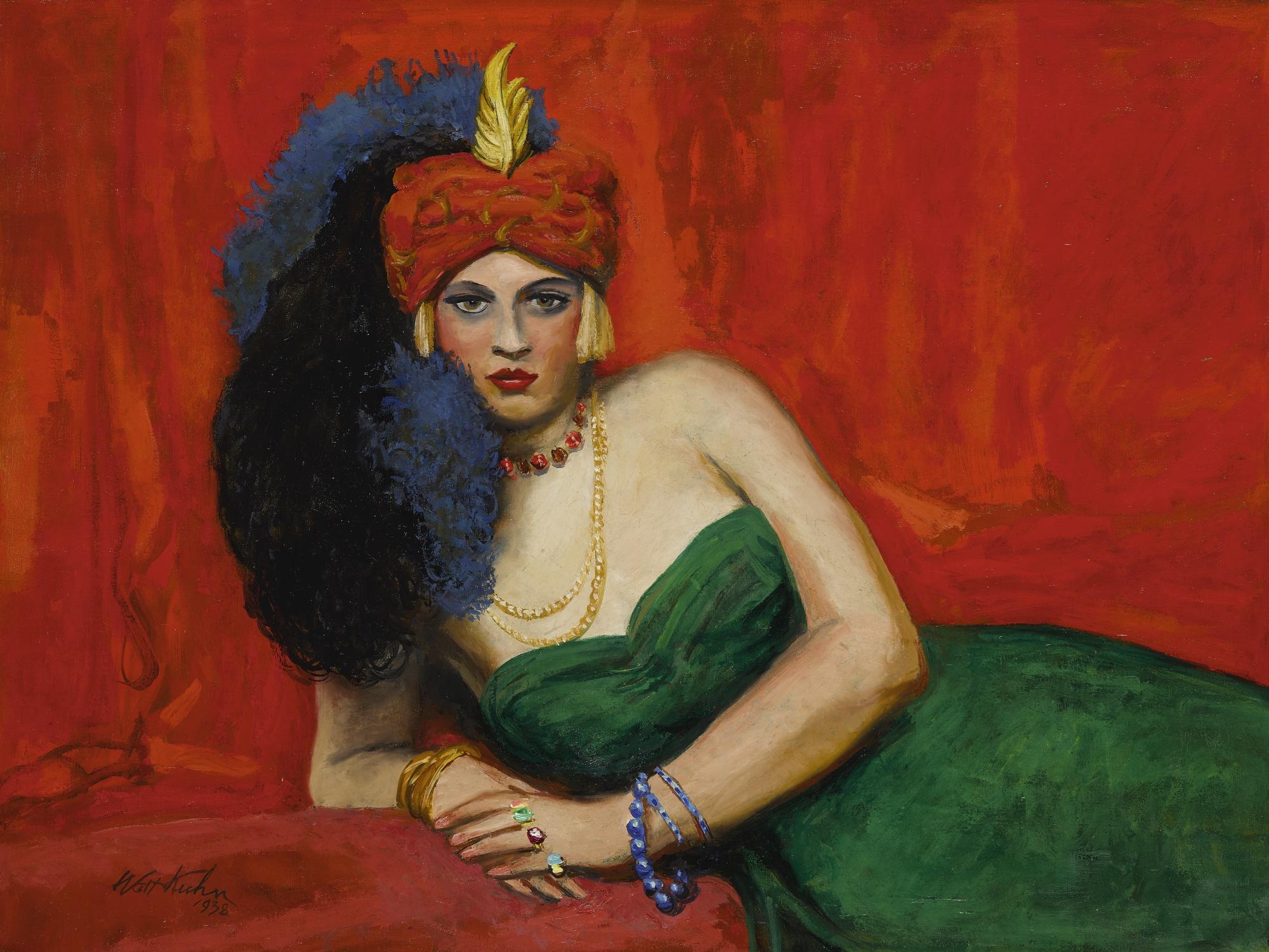 Walt Kuhn - Girl With Turban (Zuleika)
