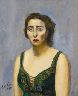 Walt Kuhn - Hedda In Green Bodice