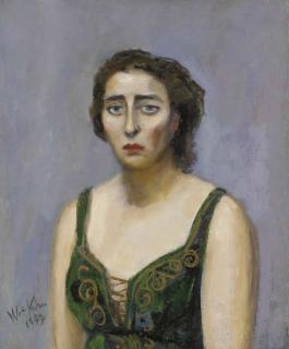 Walt Kuhn - Hedda In Green Bodice