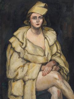 Walt Kuhn - Lady in Robe (The Performer)