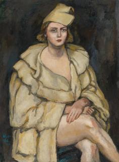 Walt Kuhn - Lady In Robe (The Performer)