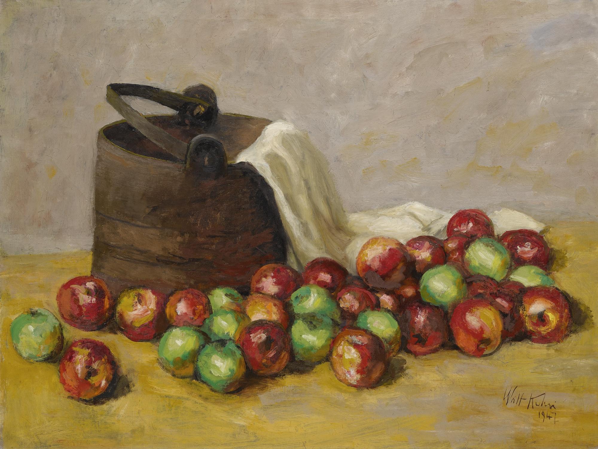 Walt Kuhn - Sap Bucket And Apples