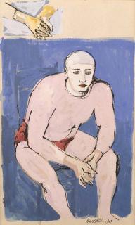 Walt Kuhn - Seated Clown