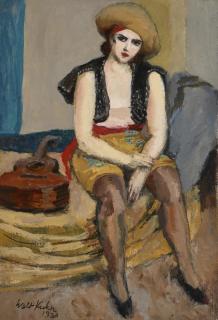 Walt Kuhn - Woman with Guitar