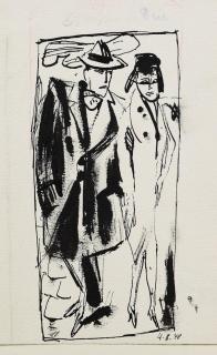 Walter Becker - 2 Bll.: Paar. Kampf mit der Vernunft