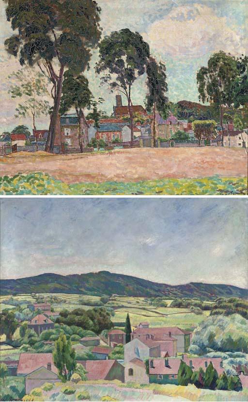 Walter Bondy - A Village In The South of France; And Another Similar