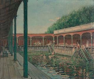 Walter Bondy - Im Schwimmbad.