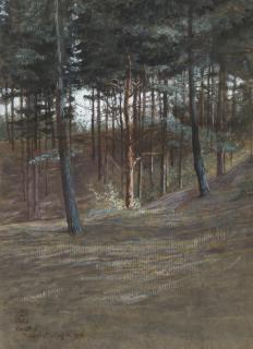 Walter Crane, R.W.S. - A Bit in Hardelot Forest
