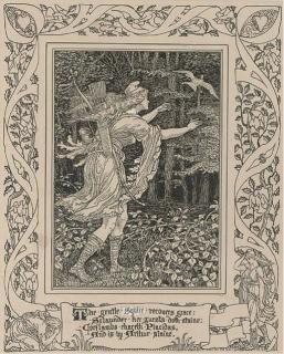 Walter Crane, R.W.S. - An Illustration To Spenser\'S \'Fairie Queene\'