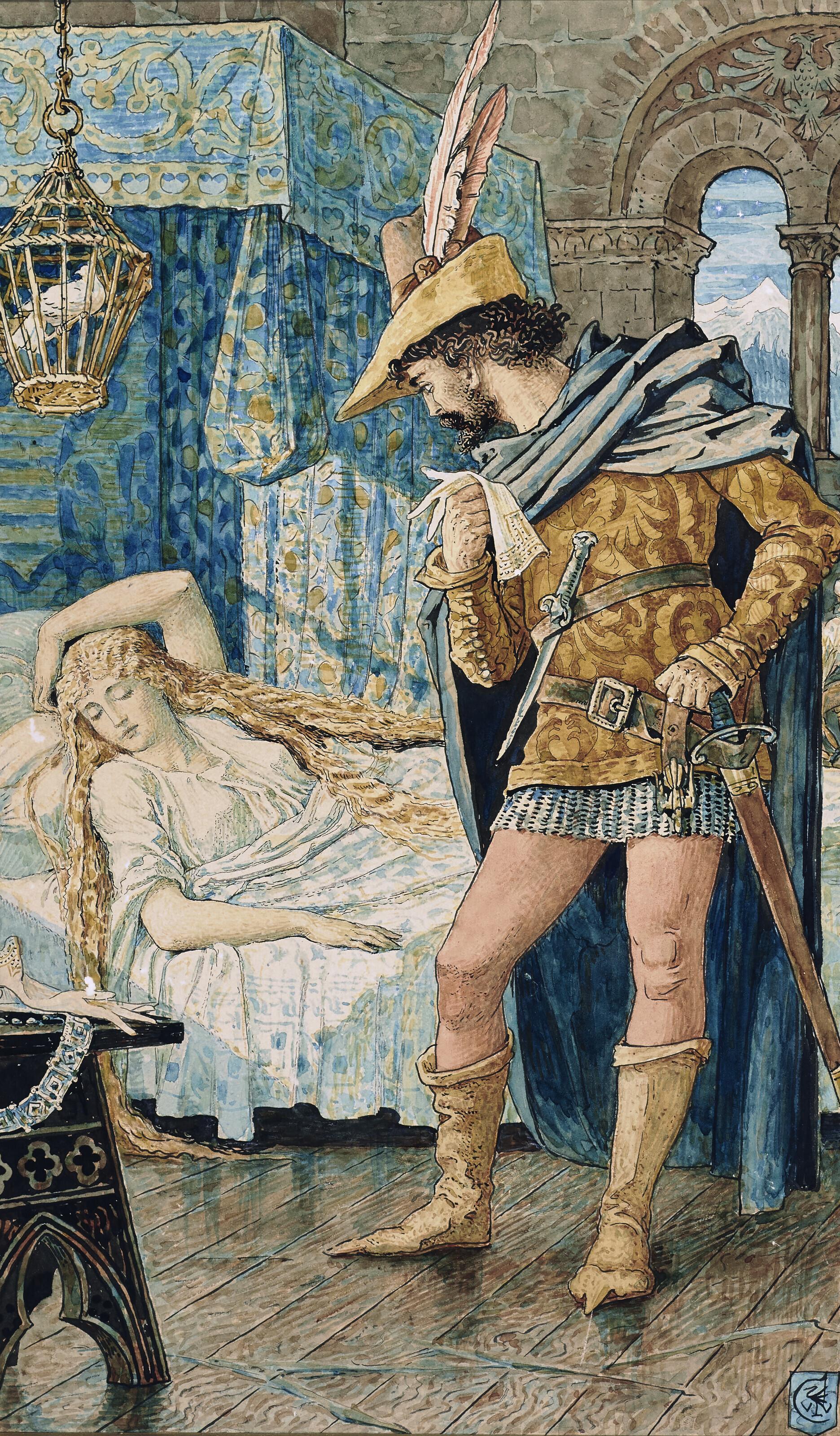 Walter Crane, R.W.S. - Sleeping Beauty