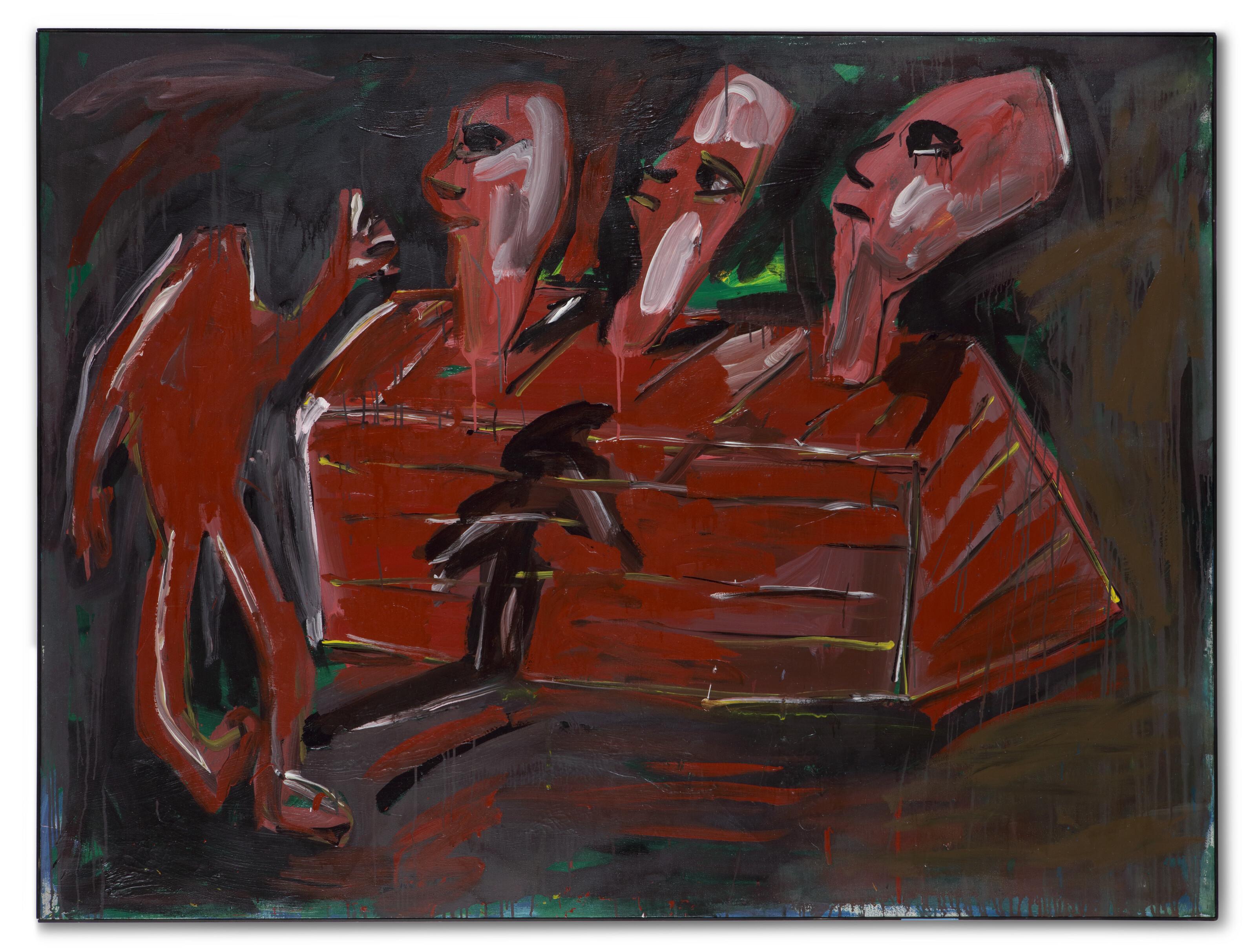 Walter Dahn - Kopf aus der Platte