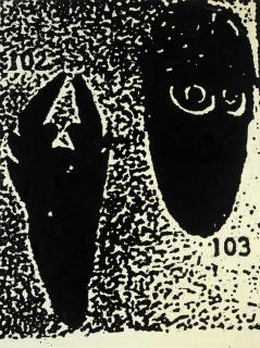 Walter Dahn - Ohne Titel (Masken)