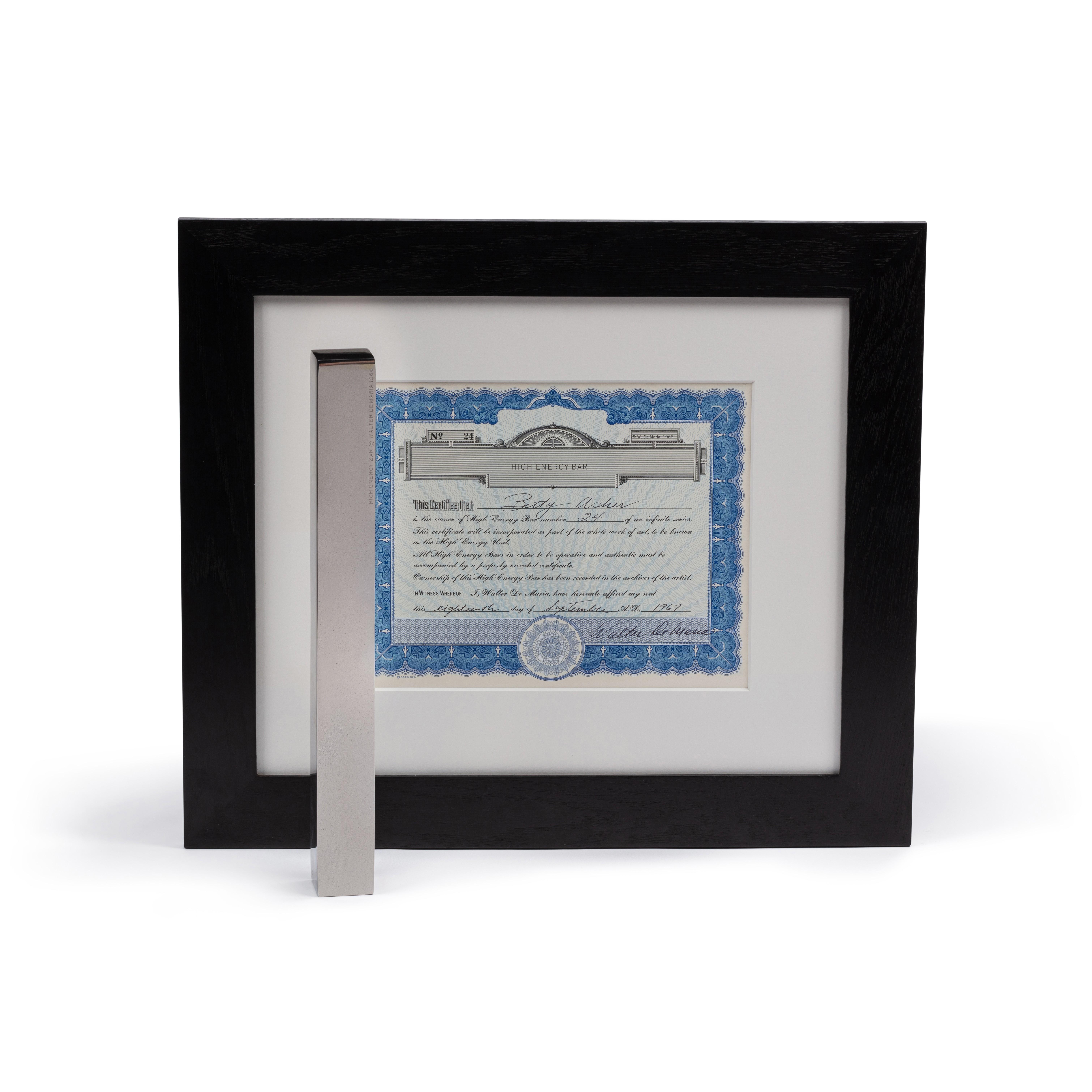 Walter De Maria - High Energy Bar