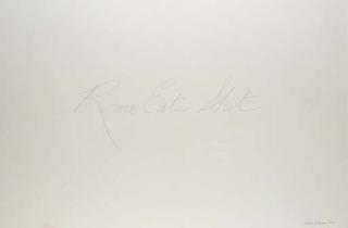 Walter De Maria - Rome Eats Shit