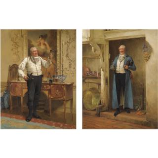 Walter Dendy Sadler - His Favourite Bin; The Butler\'S Glass