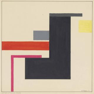 Walter Dexel - Kleiner schwarzer Haken