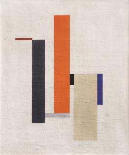 Walter Dexel - Komposition 1923 XI (recto); Stadt (verso)