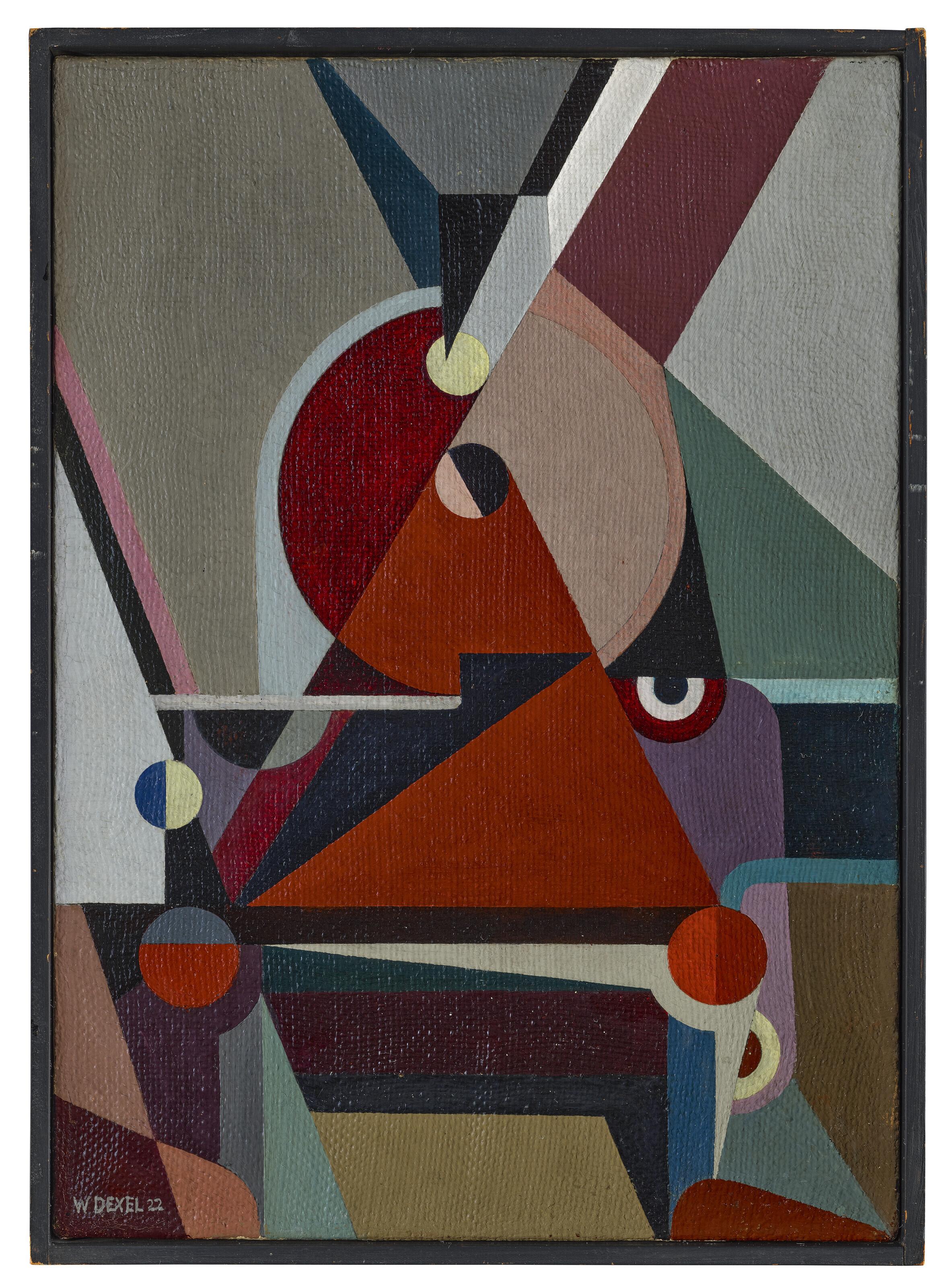 Walter Dexel - Lokomotive von Vorne