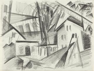 Walter Dexel - Stadt bei aufgehender Sonne