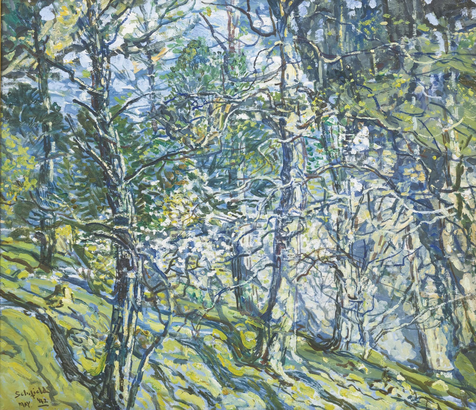 Walter Elmer Schofield - Green And Silver